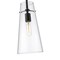 Z-Lite Kira Pendant, 1-Light, 6.5 In.W x 13 In.H, Matte Black/Clear 7508P-MB - alternate 6